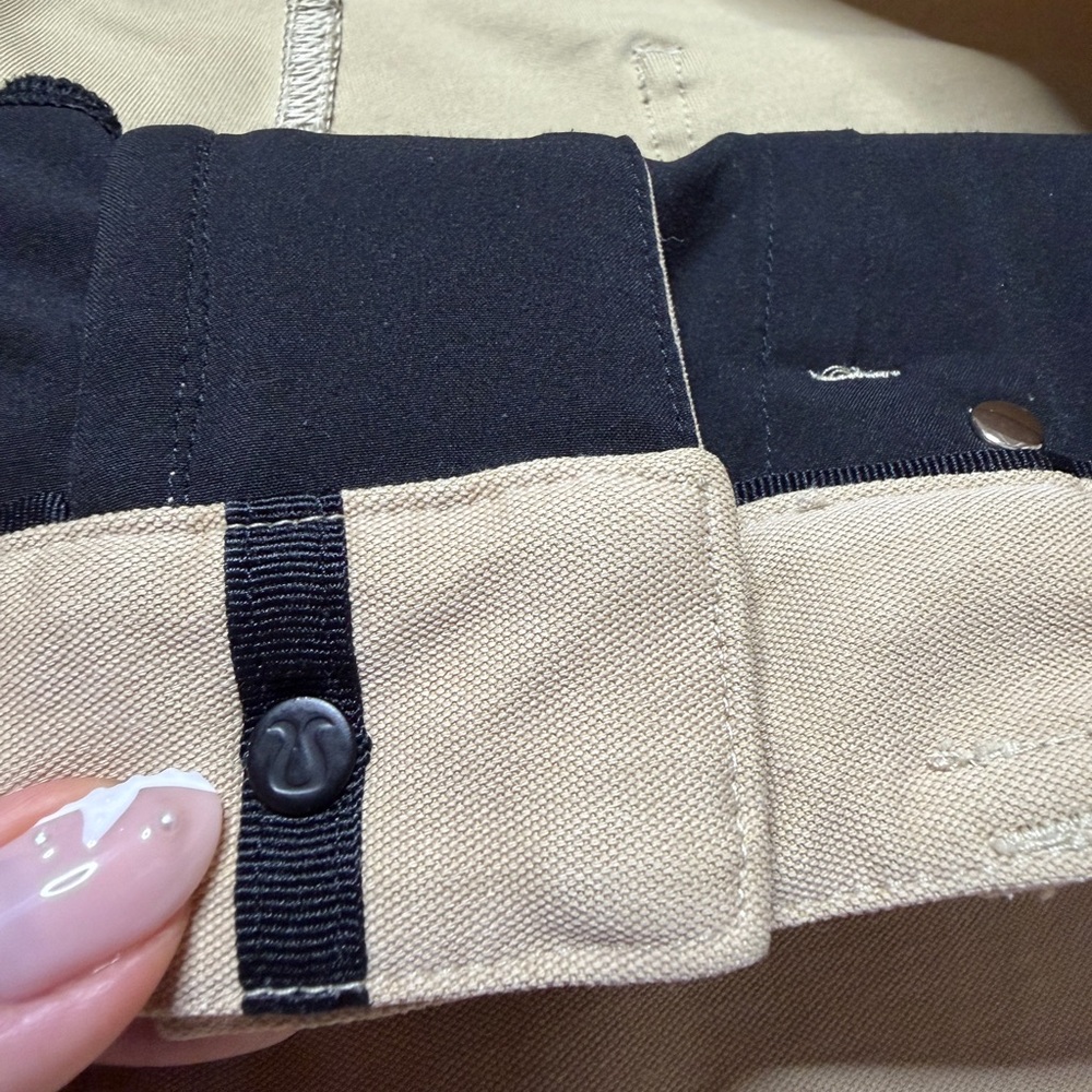 Lululemon Men’s ABC 5 Pokcet Slim Fit Khaki Pants 33 Minimalist Neutral Office - Picture 6 of 9